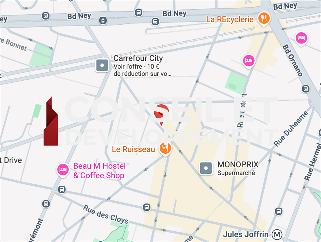 commerce en location sur PARIS (75018)