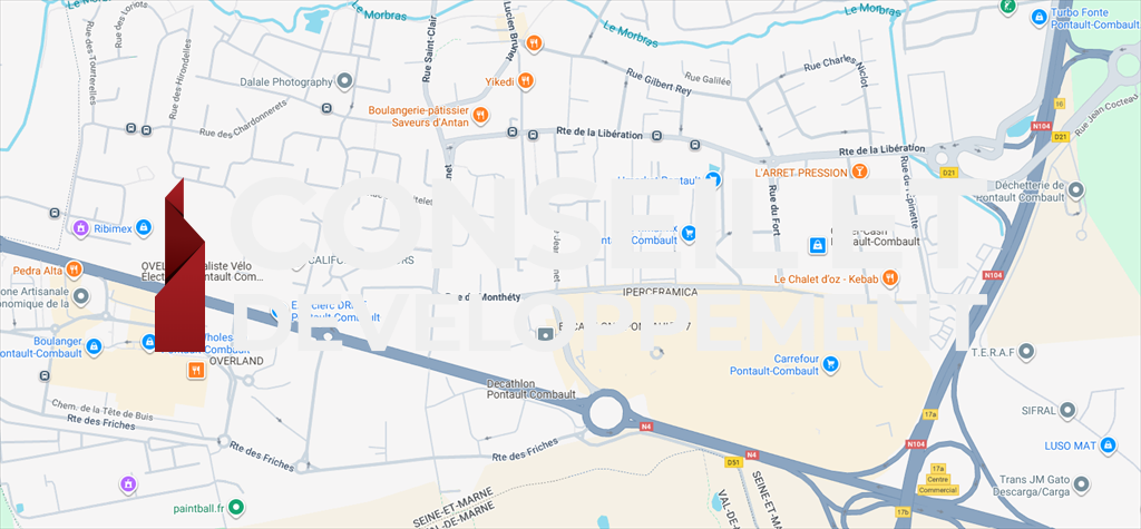 commerce en location sur PONTAULT COMBAULT (77340)