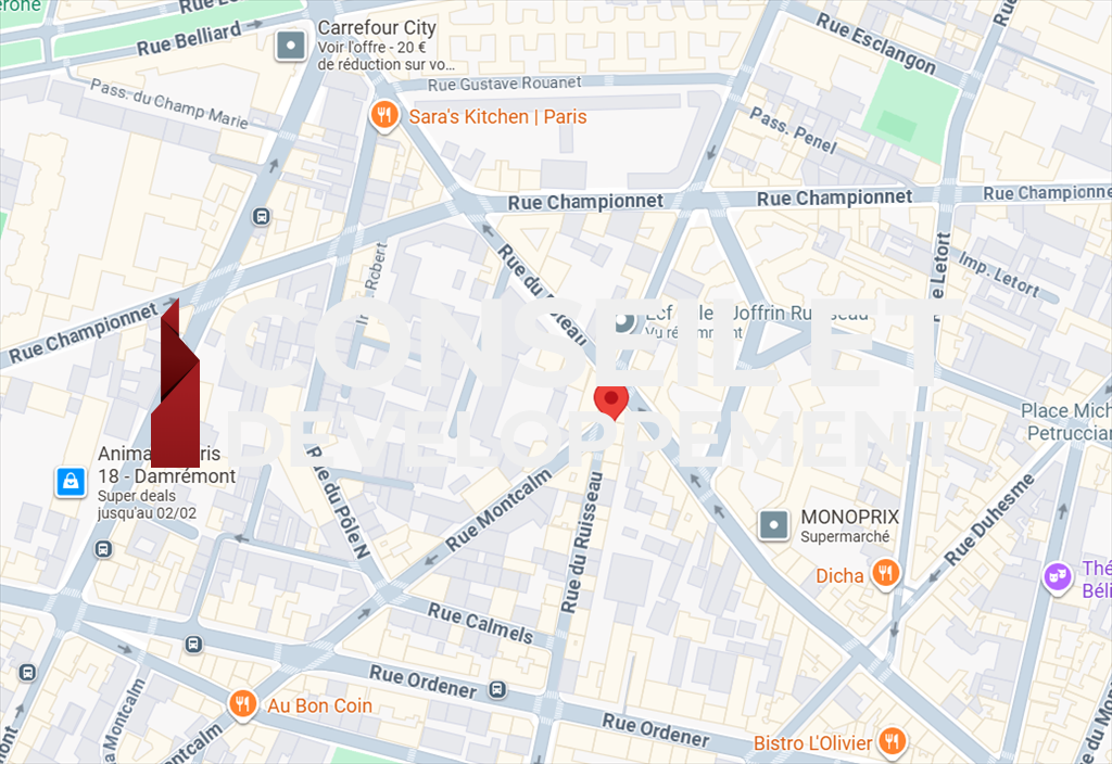 commerce en location sur PARIS (75018)