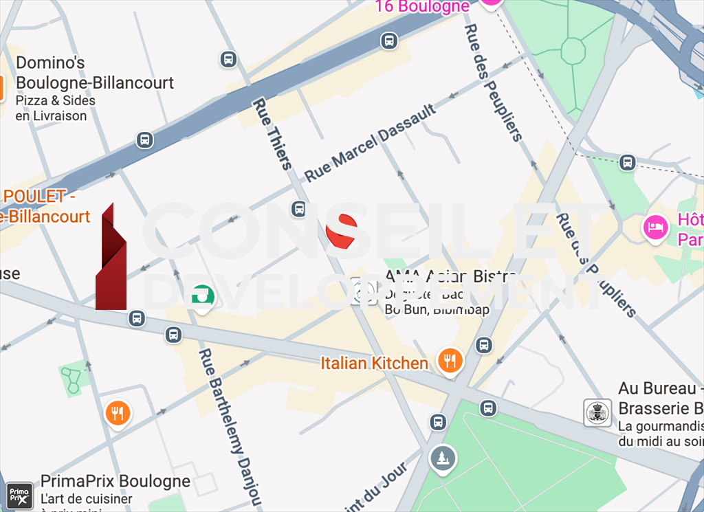 commerce en location sur BOULOGNE BILLANCOURT (92100)
