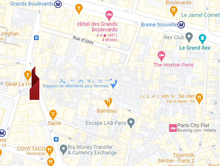 commerce en location sur PARIS (75002)