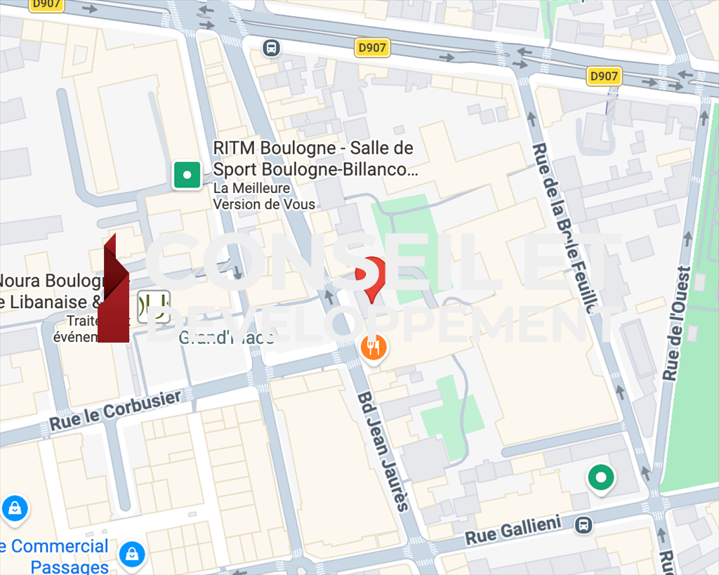 commerce en location sur BOULOGNE BILLANCOURT (92100)