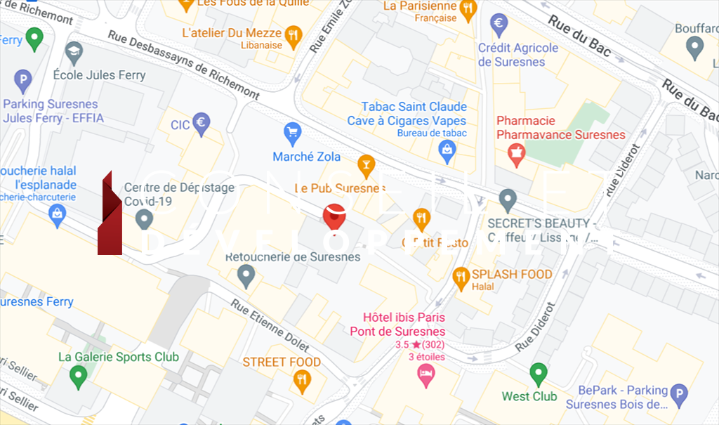 commerce en location sur SURESNES (92150)