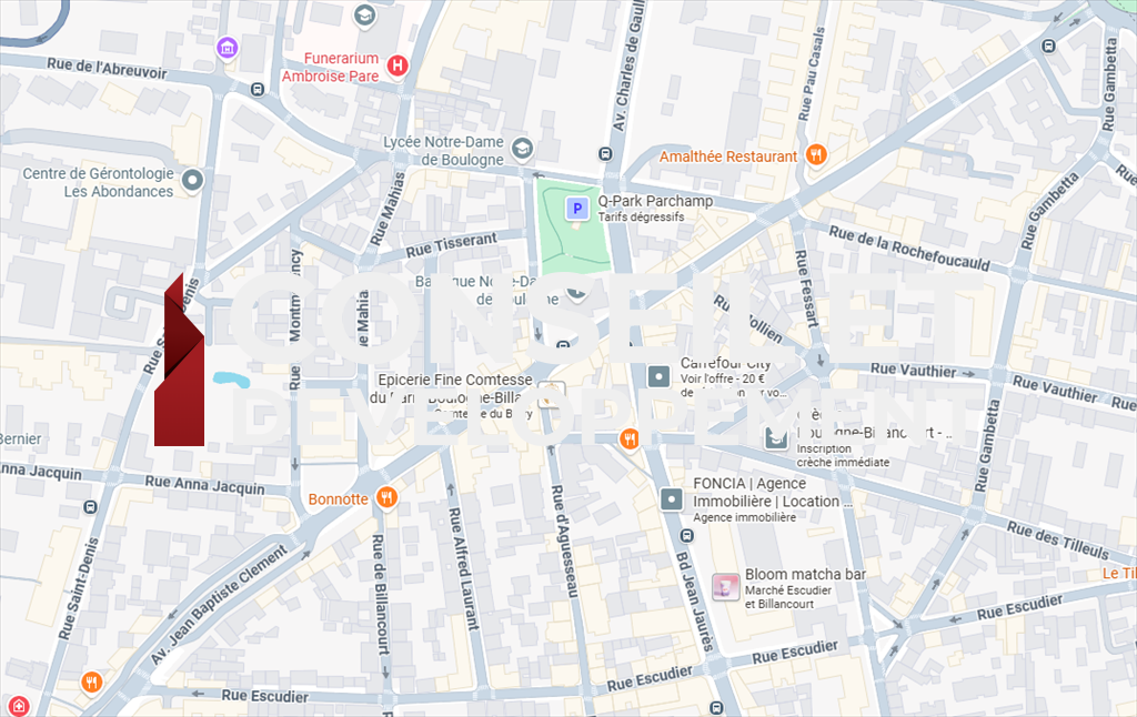 commerce en location sur BOULOGNE BILLANCOURT (92100)