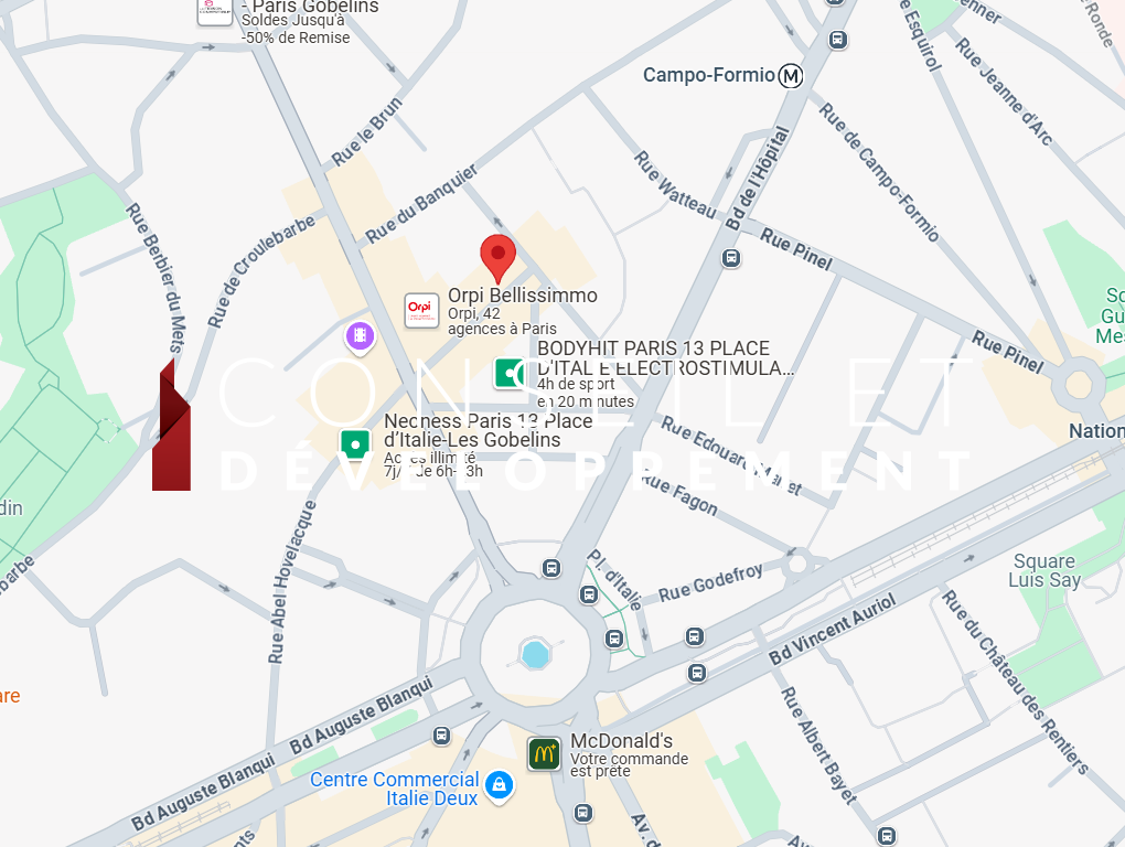commerce en location sur PARIS (75013)