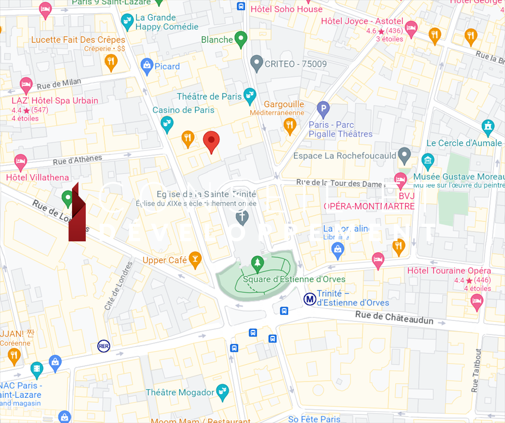 commerce en location sur PARIS (75009)