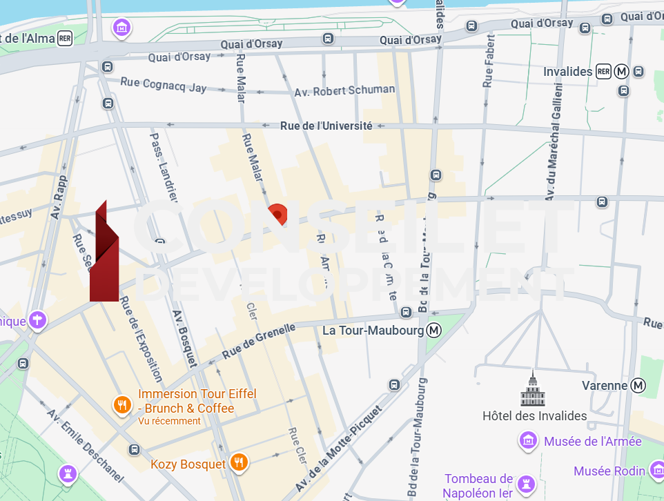 commerce en location sur PARIS (75007)