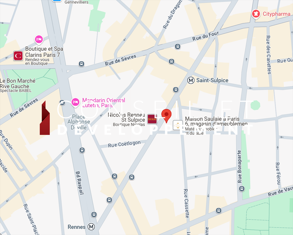 commerce en location sur PARIS (75006)