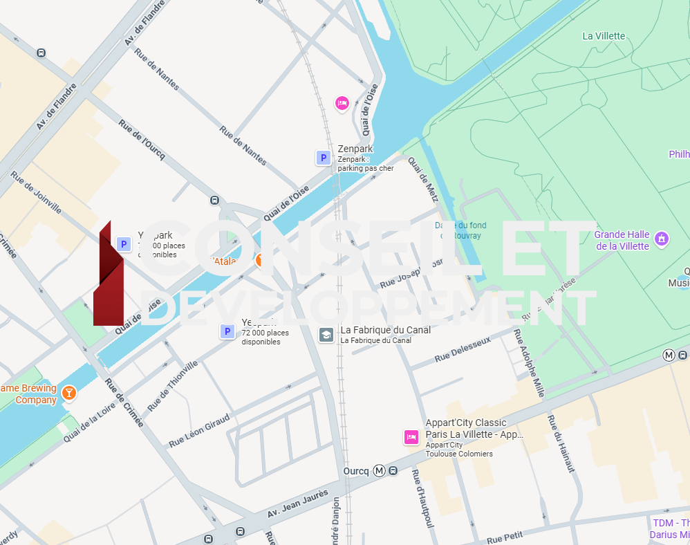 commerce en location sur PARIS (75019)
