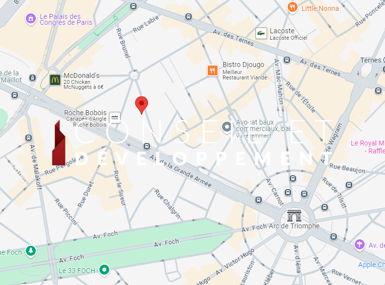 commerce en location sur PARIS (75017)