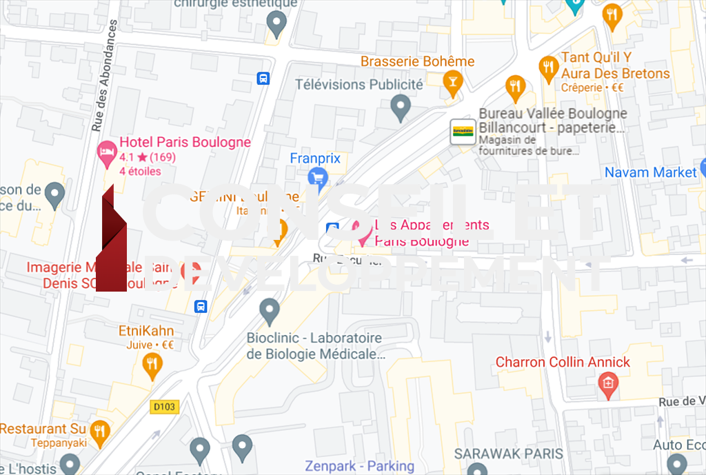commerce en location sur BOULOGNE BILLANCOURT (92100)
