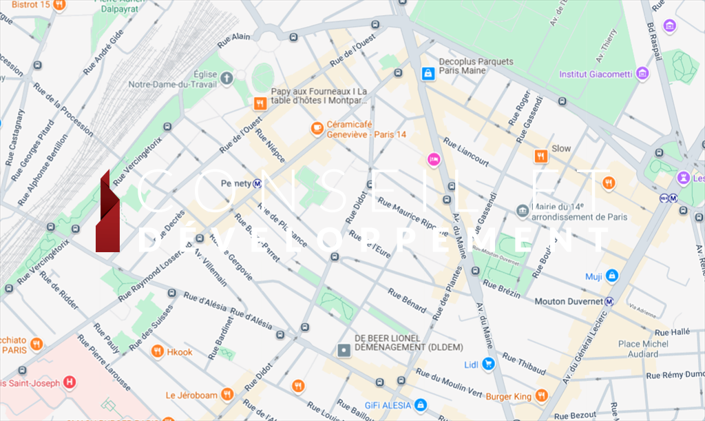 commerce en location sur PARIS (75014)