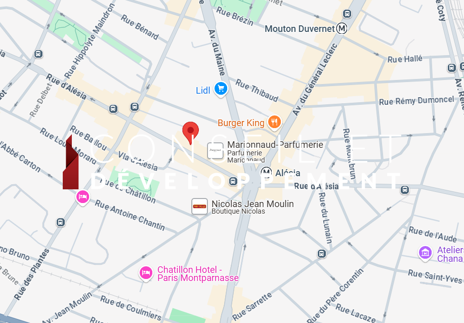 commerce en location sur PARIS (75014)