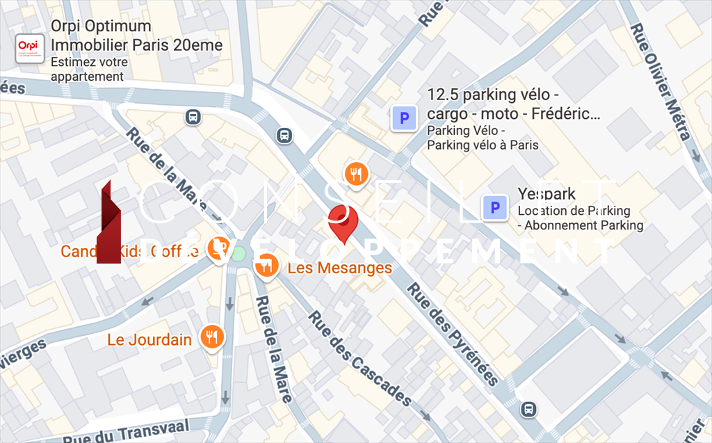commerce en location sur PARIS (75020)
