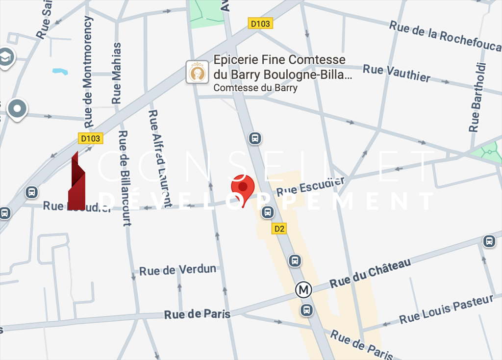 commerce en location sur BOULOGNE BILLANCOURT (92100)
