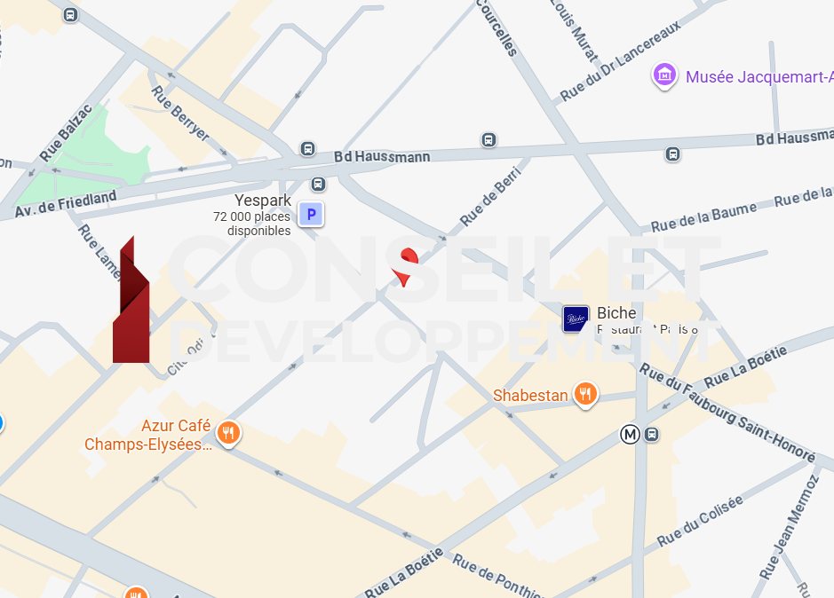commerce en vente sur PARIS (75008)